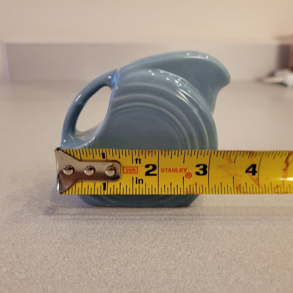 Fiestaware HLC Mini Disk Pitcher Periwinkle Blue Retired Collectable. - Picture 7 of 8